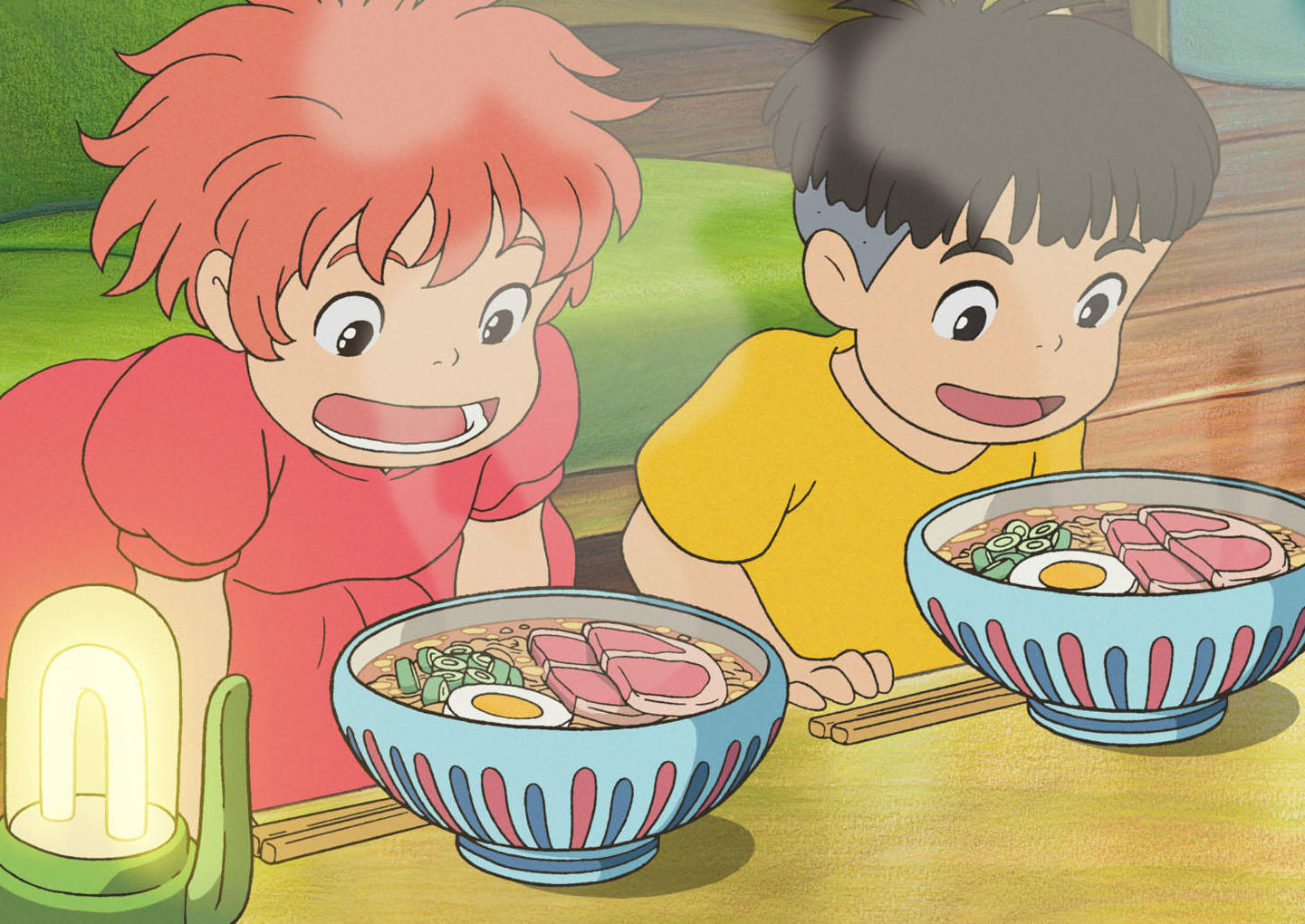 Still from Ponyo by the Cliff